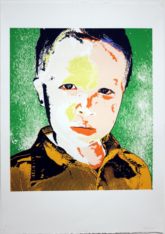 janefontane, jane fontane, young Australian artist, Sydney, newtown paddington, pop art, superhero, art gallery, superman batman robin, captain America, flash, spiderman, comic book art, kudos gallery, college of fine arts, COFA, chances we take, screenprint, child dress-ups, dressing up fantasy