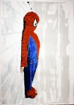 janefontane, jane fontane, young Australian artist, Sydney, newtown paddington, pop art, superhero, art gallery, superman batman robin, captain America, flash, spiderman, comic book art, kudos gallery, college of fine arts, COFA, chances we take, screenprint, child dress-ups, dressing up fantasy